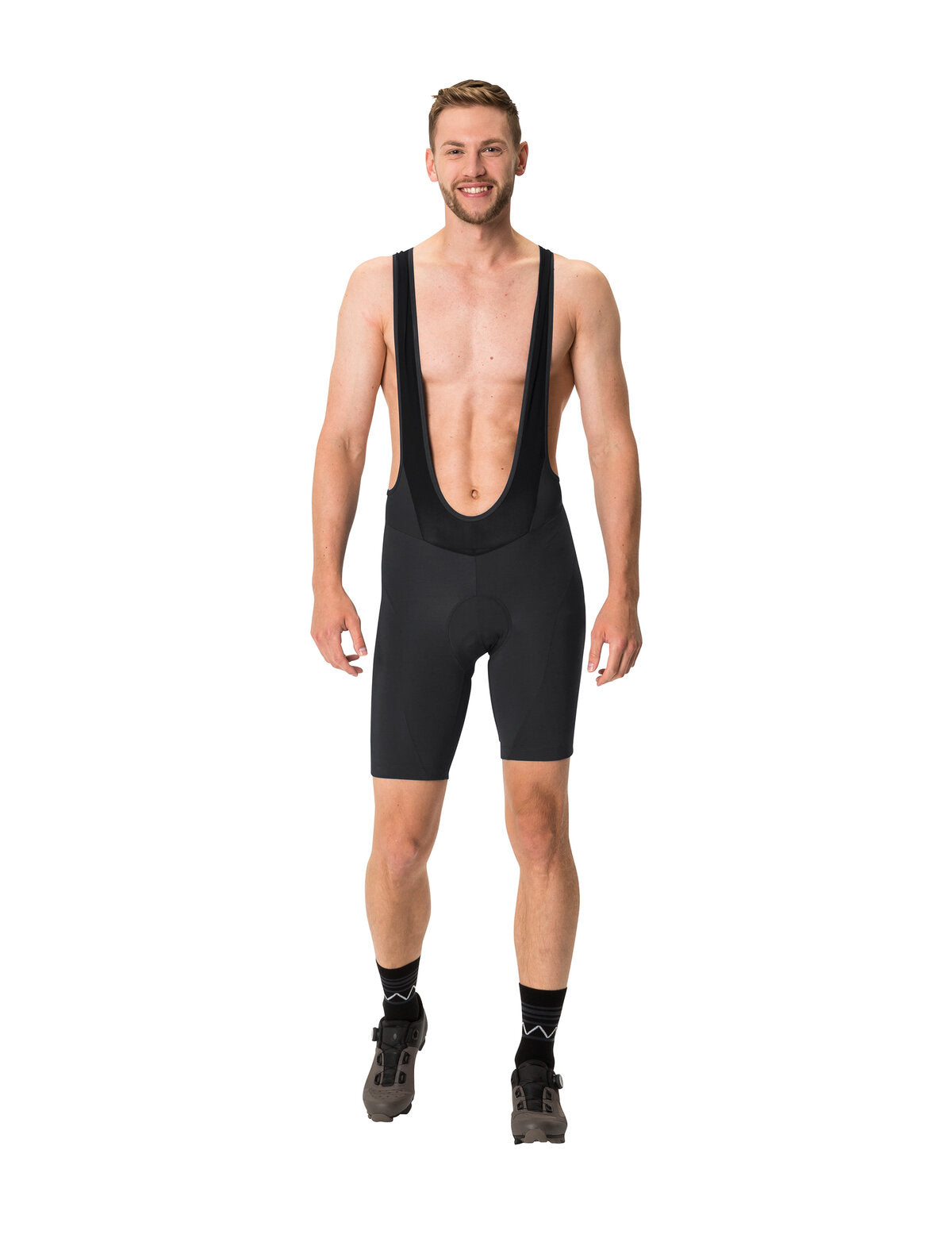VAUDE Active broek met bretels heren zwart