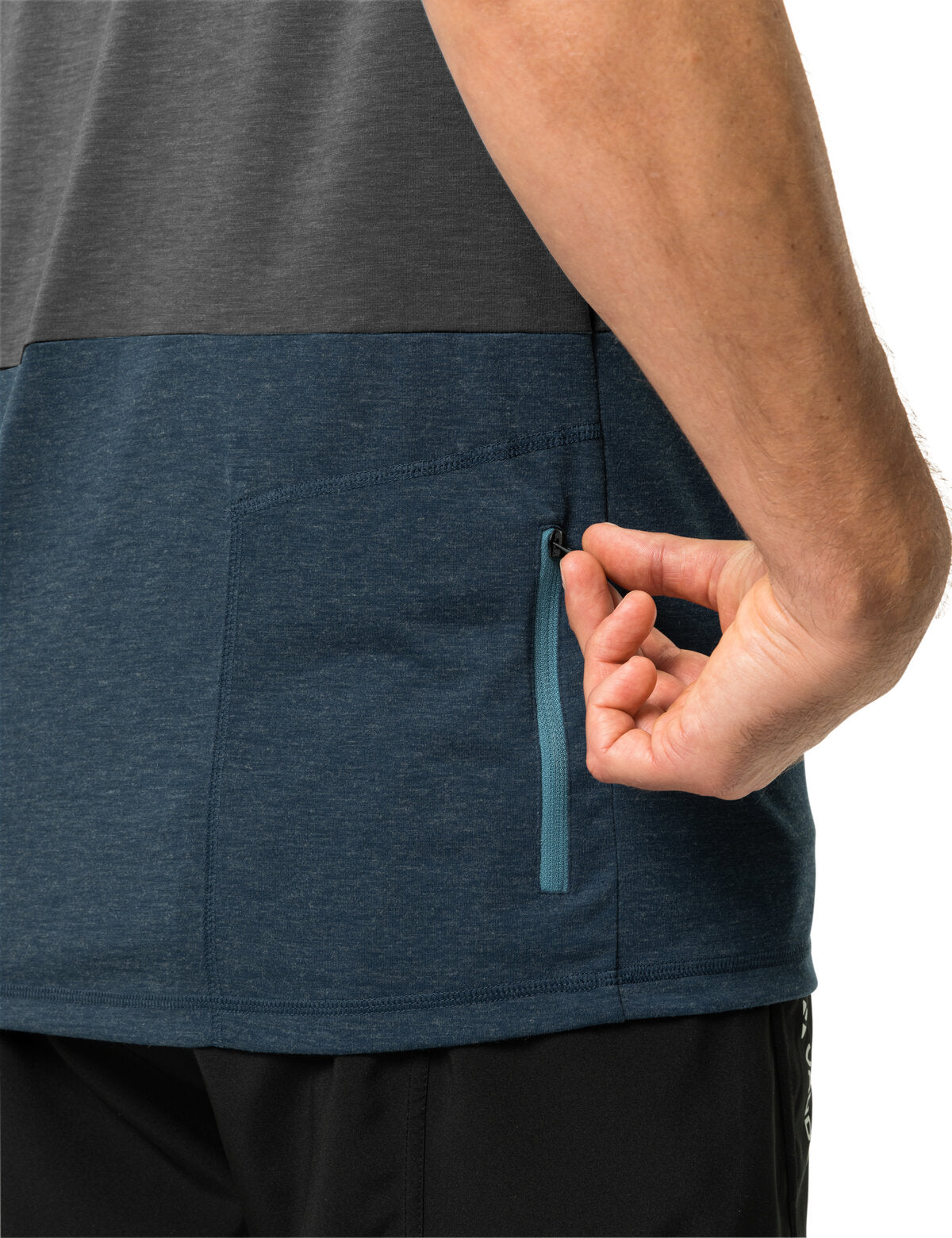 VAUDE Qimsa Korte mouwen Shirt Heren groen