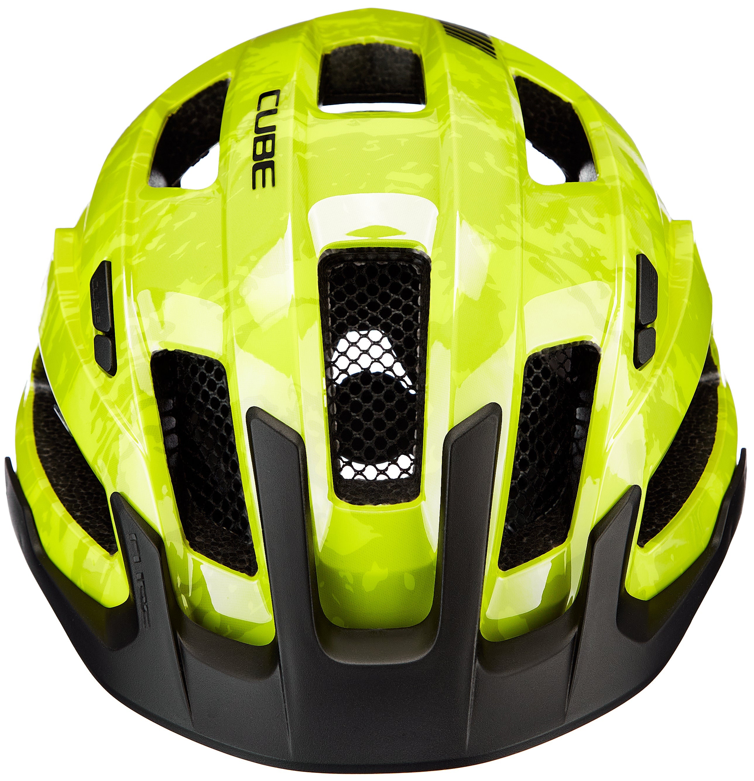 CUBE Helm STEEP glanzend citroen
