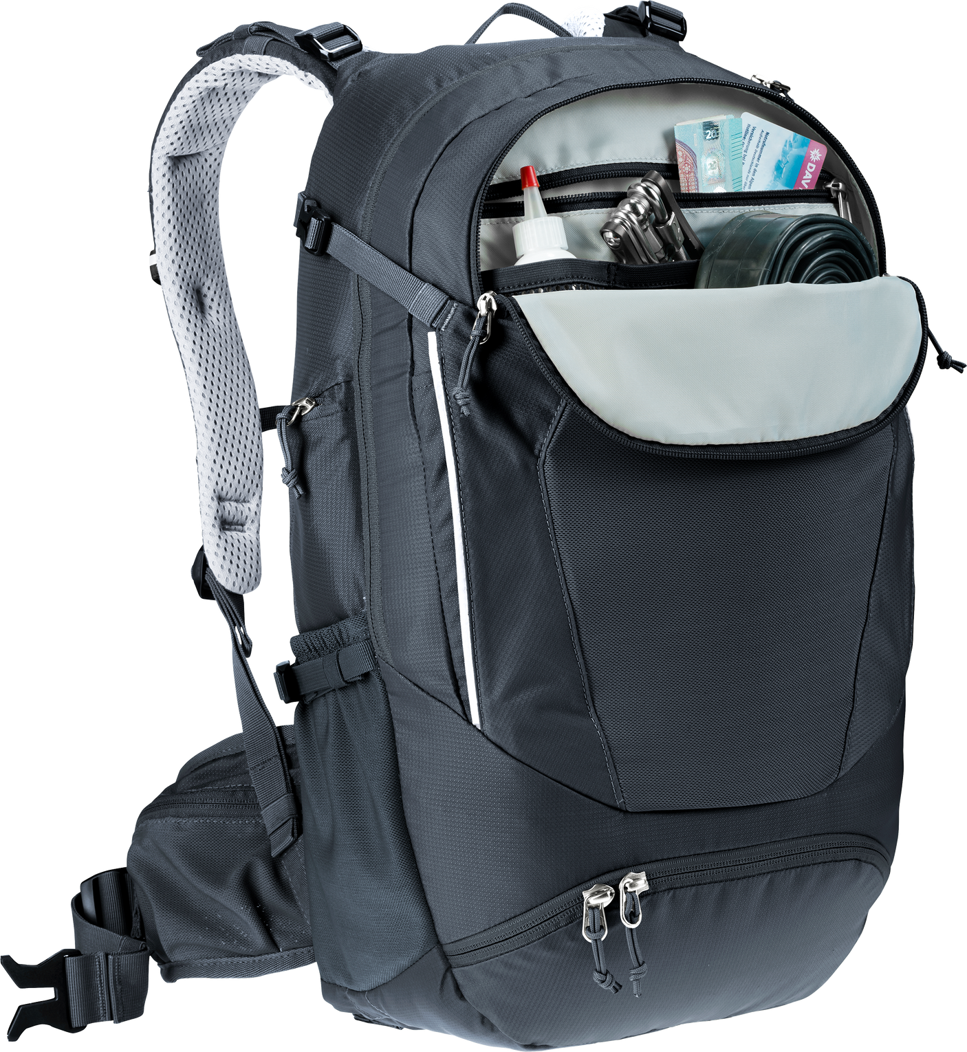 deuter Trans Alpine 24 fietsrugzak black