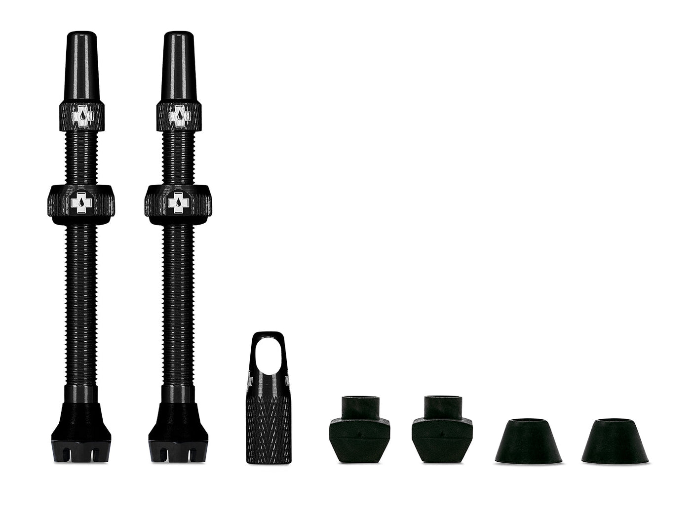 Muc-Off V2 Tubeless Ventielset 60mm zwart