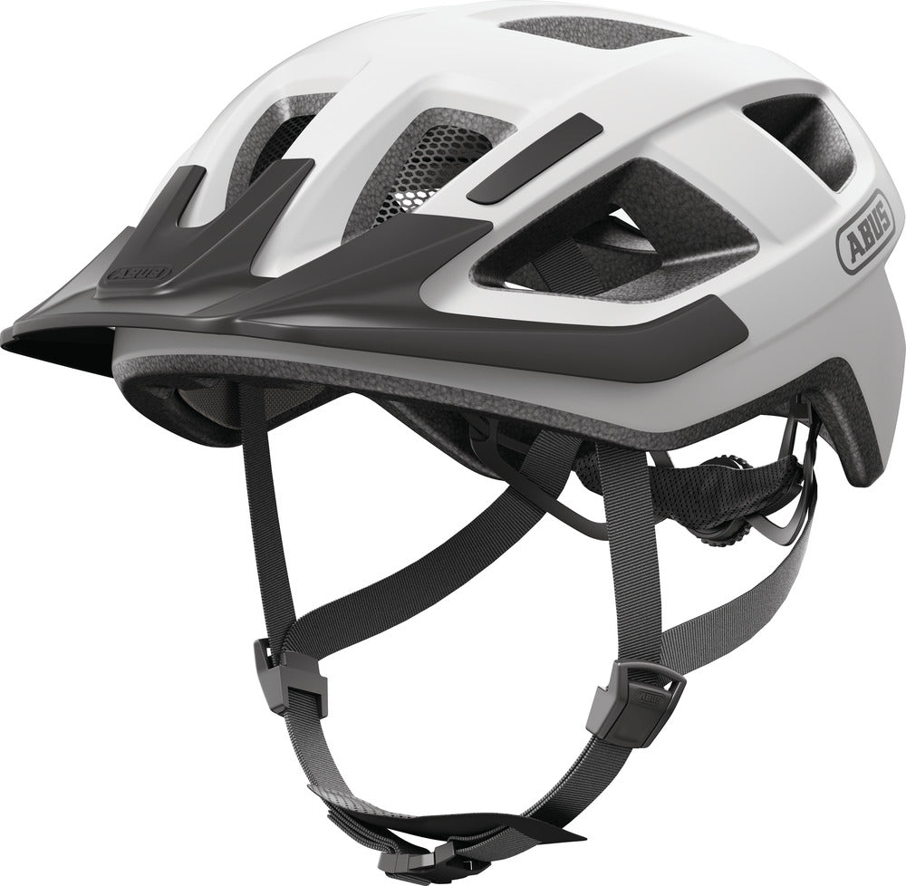 ABUS Aduro 3.0 LED Helm Urban polar wit