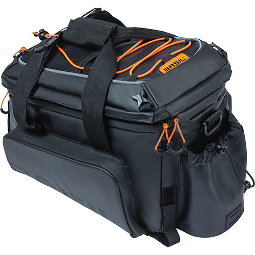 Basil Miles Trunkbag XL Pro Bagagedragerstas 9-36l Tarpaulin zwart/oranje