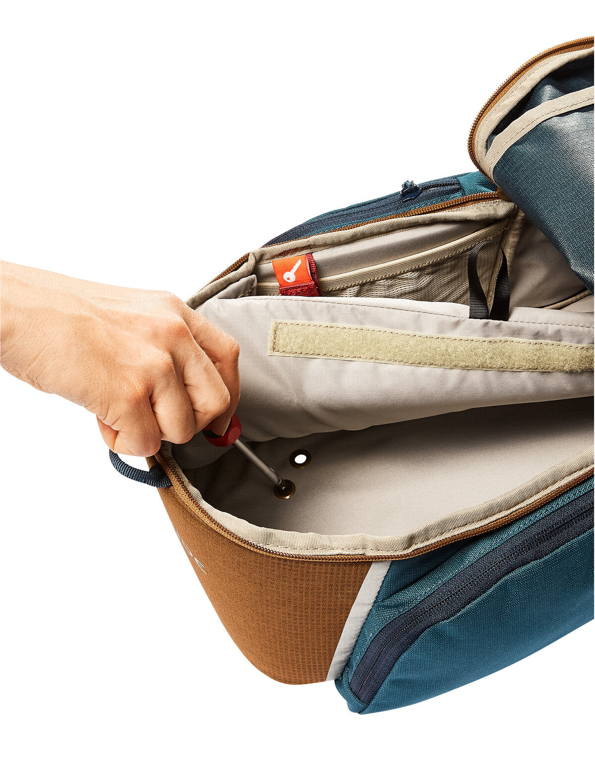 VAUDE Fietsendrager blauw