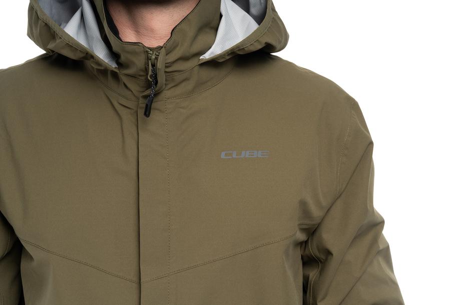 Cube regenjas CMPT olive