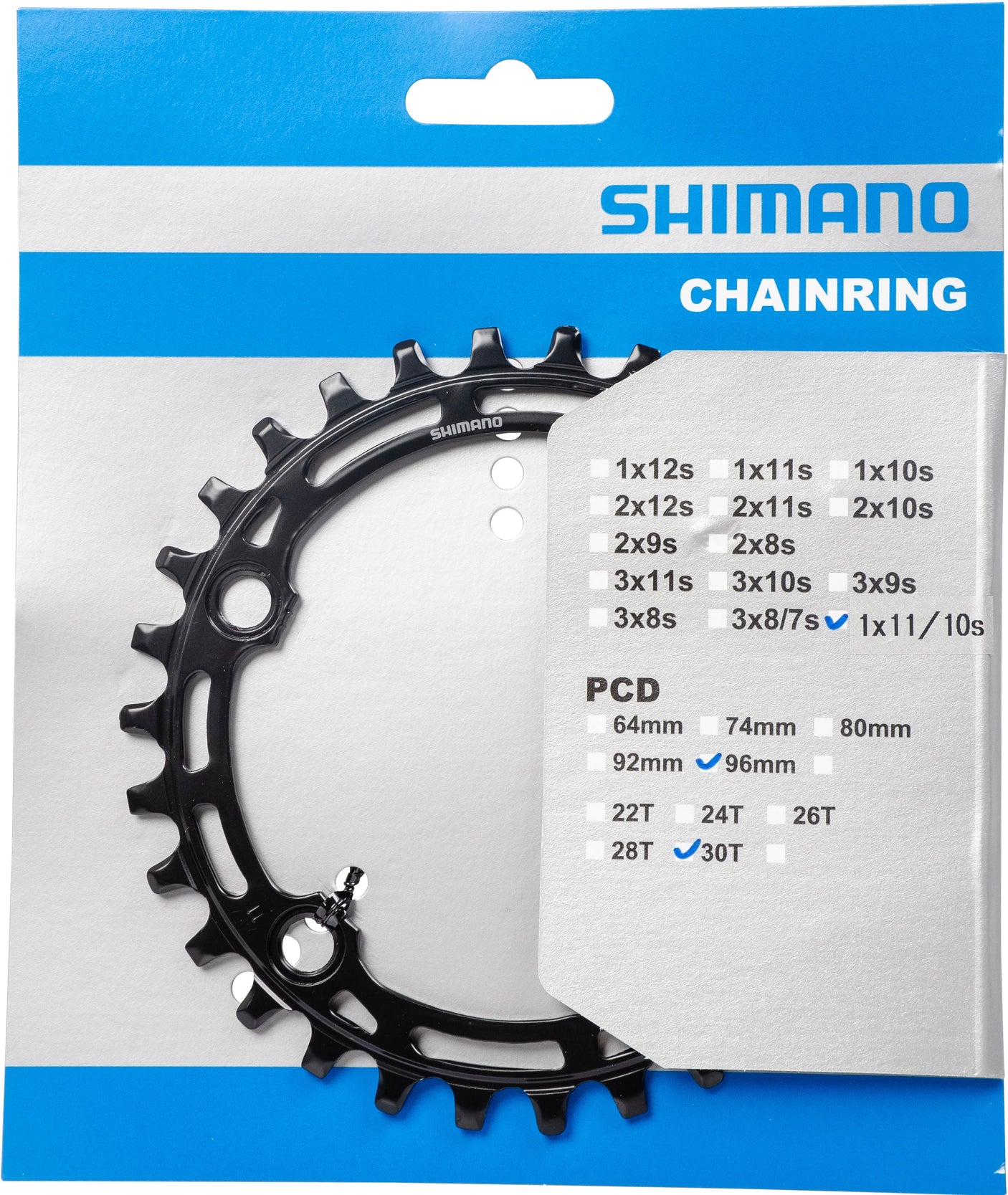 Shimano Deore FC-M5100-1 kettingblad 10/11-speed zwart