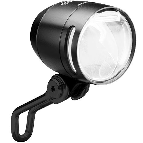 Busch + Müller Lumotec IQ-XS T Senso Plus voorlicht zwart/transparant