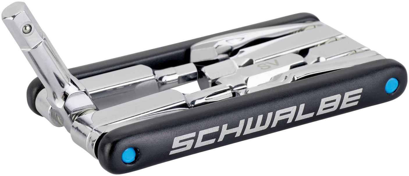 Schwalbe Multitool 2.0 incl. ventielgereedschap zwart/zilver