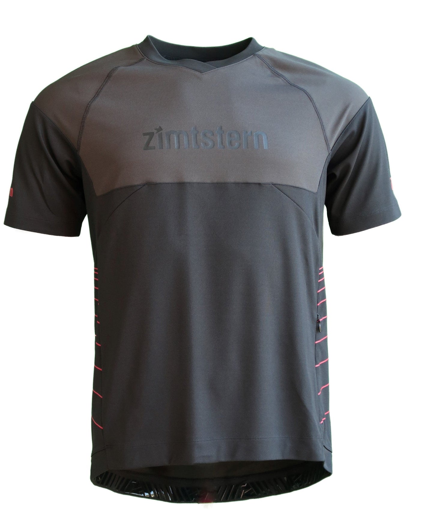Zimtstern Bulletz Shirt SS Heren Pirate Black/Gun Metal