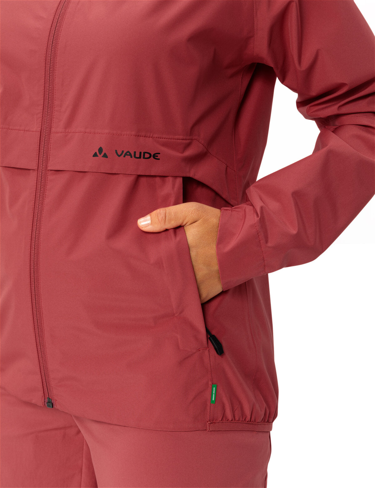VAUDE Loamer Rain Jacket Dames oranje