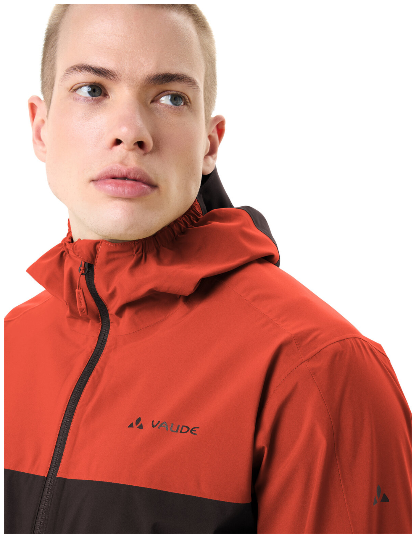 VAUDE Heren Moab Regenjas glowing red/black