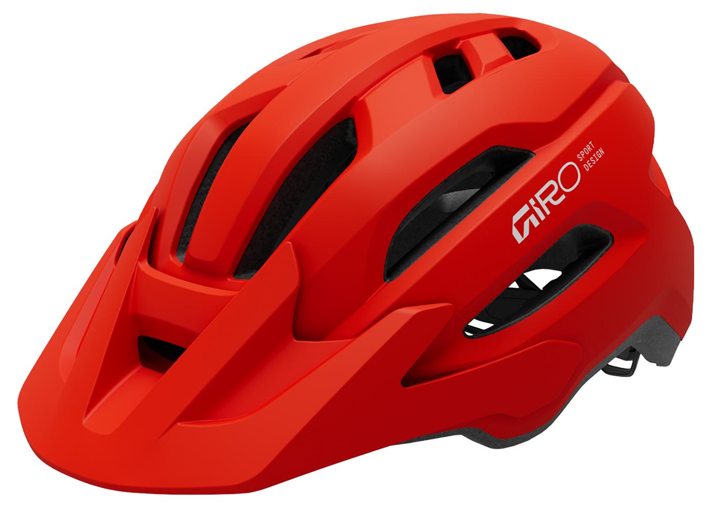 Giro Fixture II MTB-helm mat vlamrood