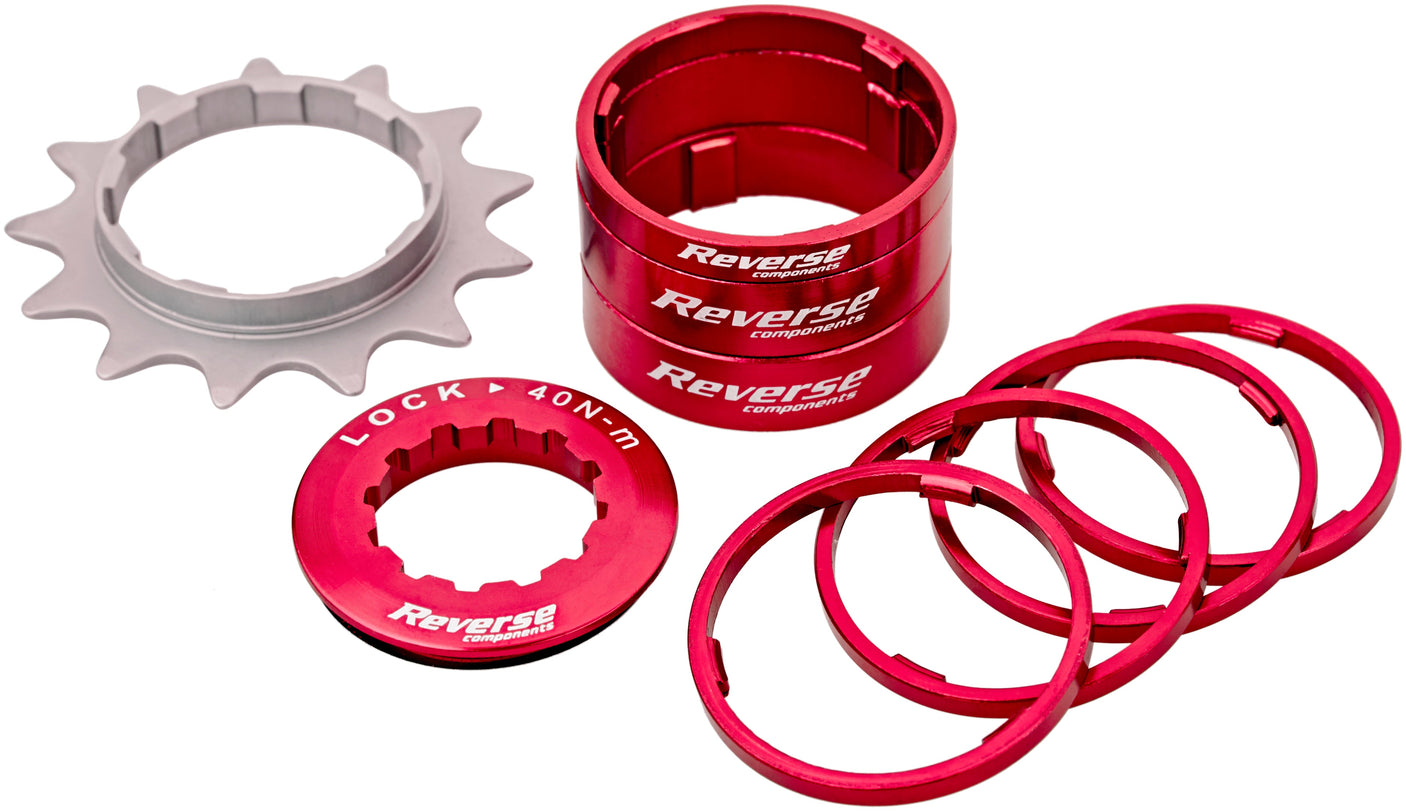 Reverse Single Speed Kit rood