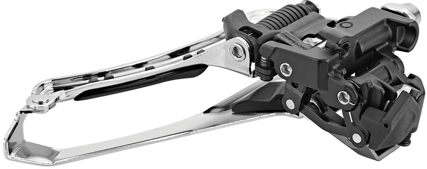 Shimano GRX FD-RX810 Voorderailleur 2x11 Aanlas zwart/zilver