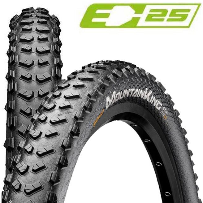 Continental Mountain King 2.6 Performance vouwband 27.5x1,75" TLR E-25 zwart