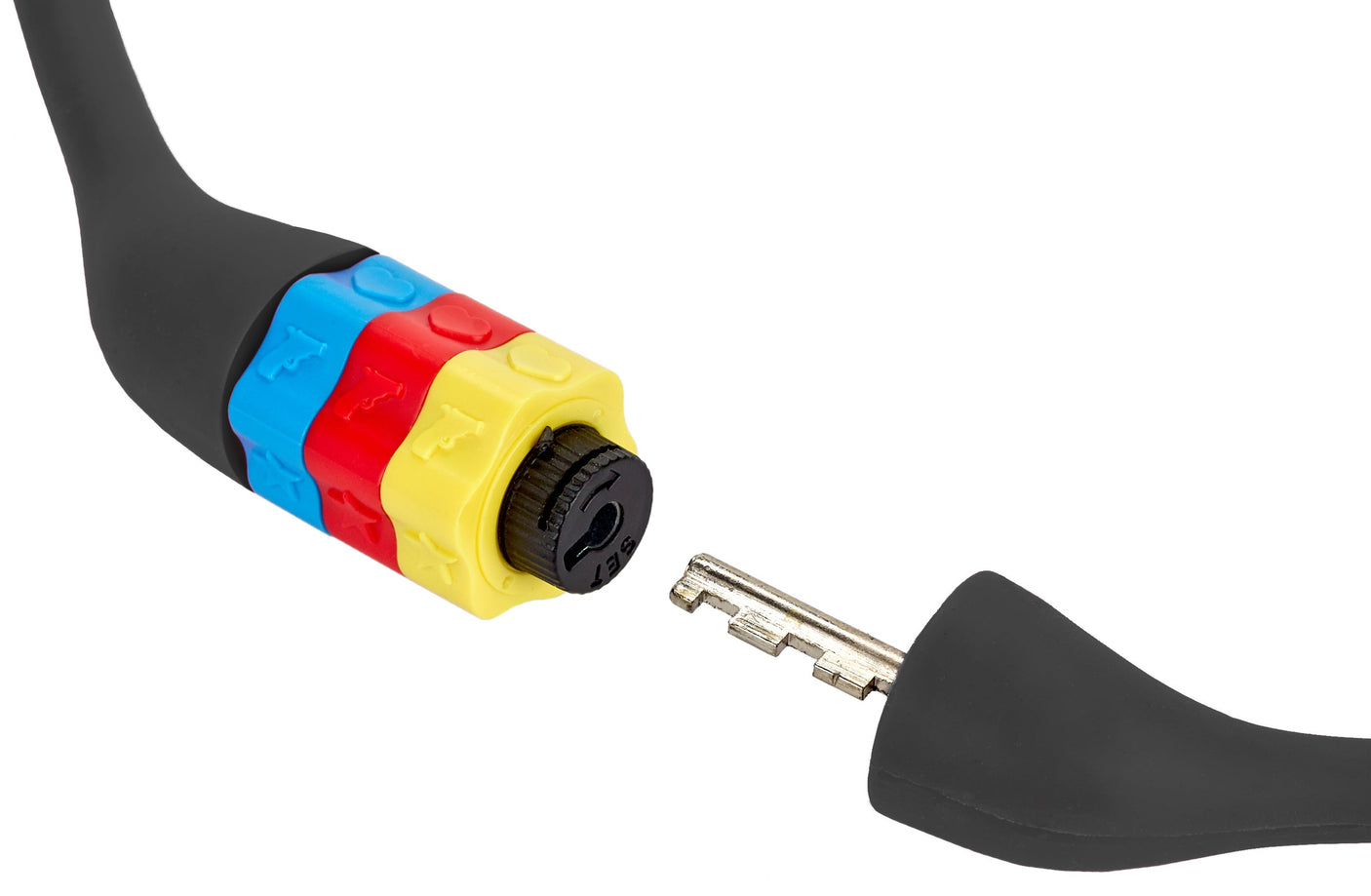 RFR cijferslotkabel HPS "CAT" 10 x 350 mm black