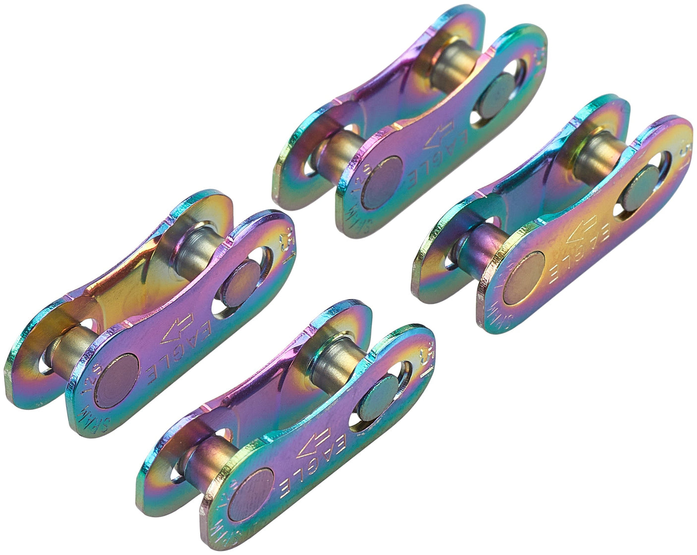 SRAM PowerLock 12-speed Eagle kettingschakel 4 stuks rainbow