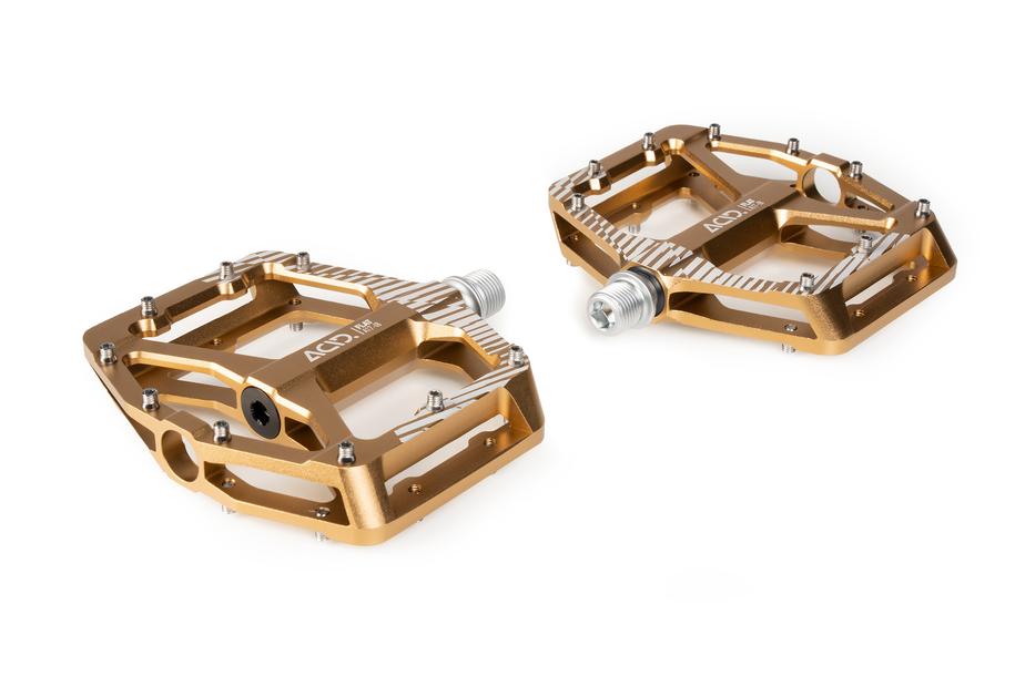 Acid Pedalen FLAT A17-IB goud