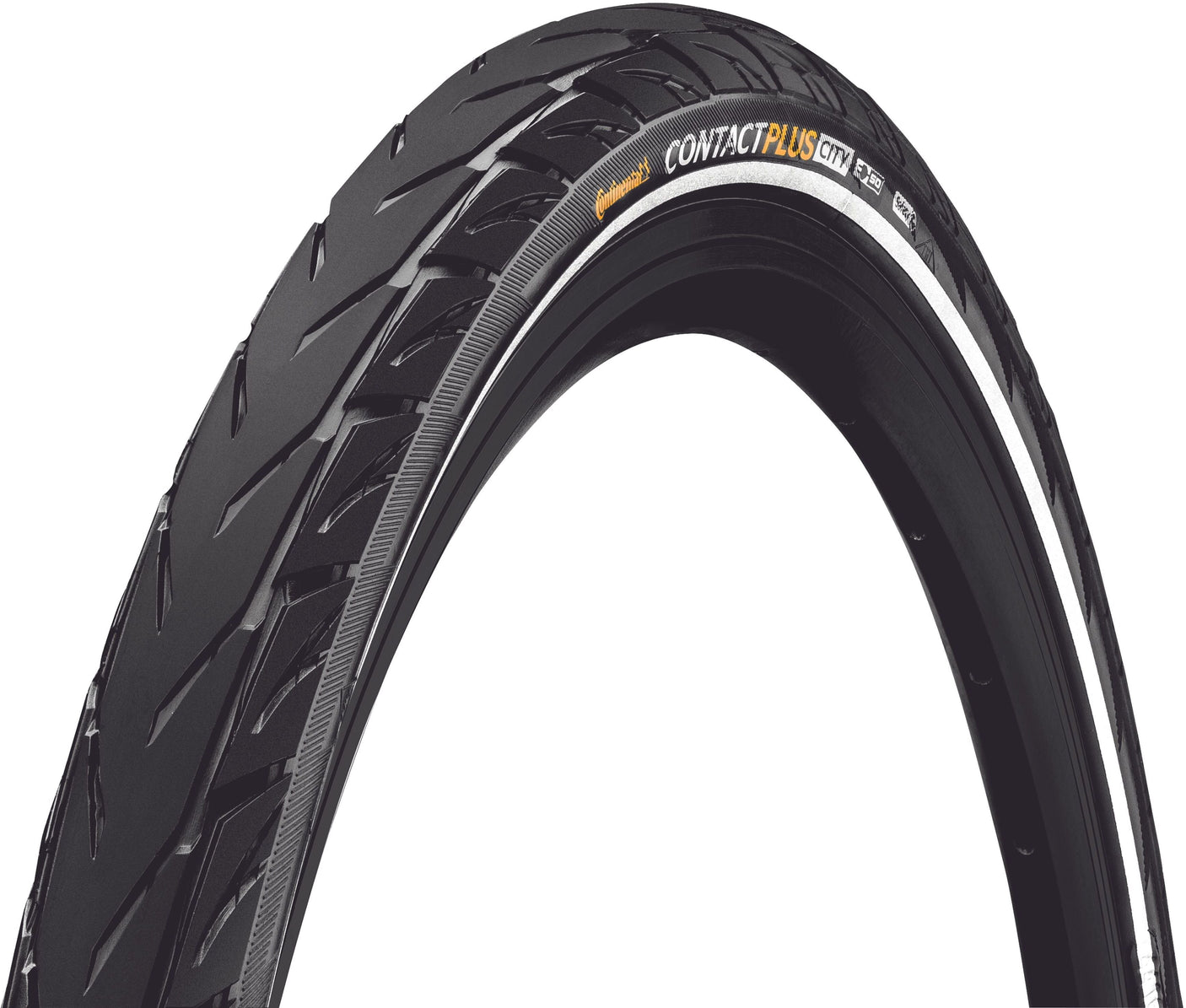 Continental Contact Plus City Draadband 28" E-50 Reflex zwart