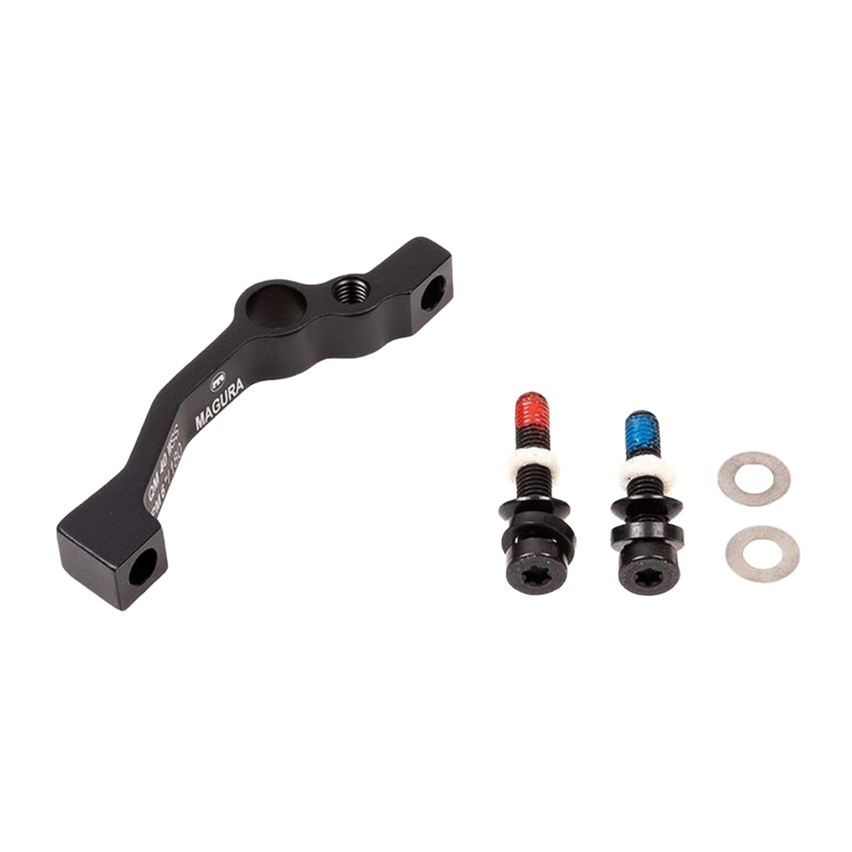 Magura QM40 CPL adapter met afstandhouder/schroeven en schijven zwart