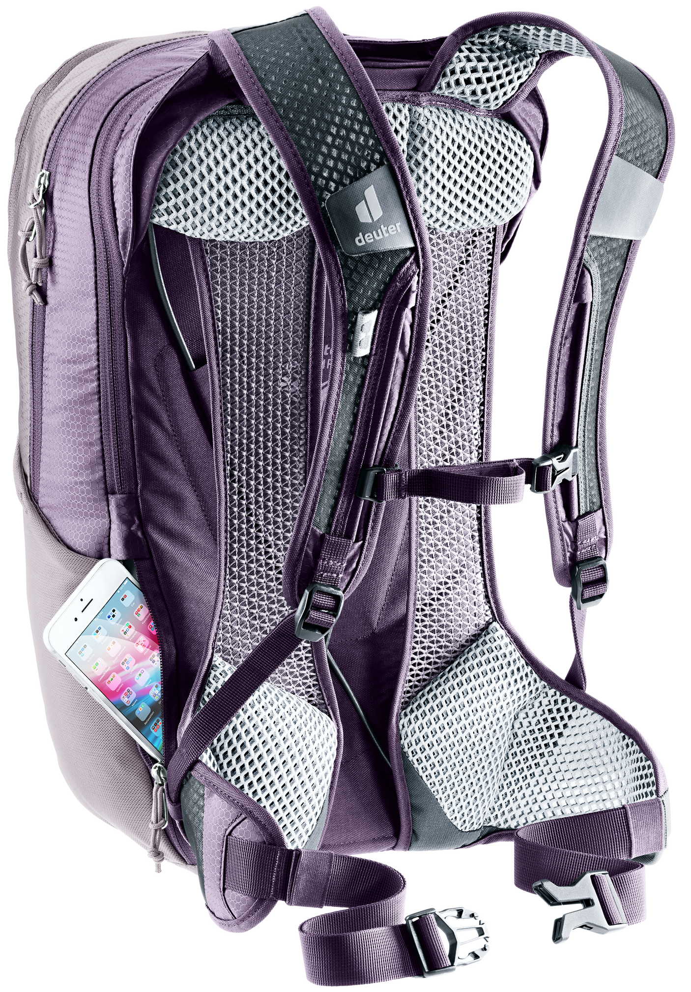 deuter Race Air 14+3 fiets rugzak lavendel-paars