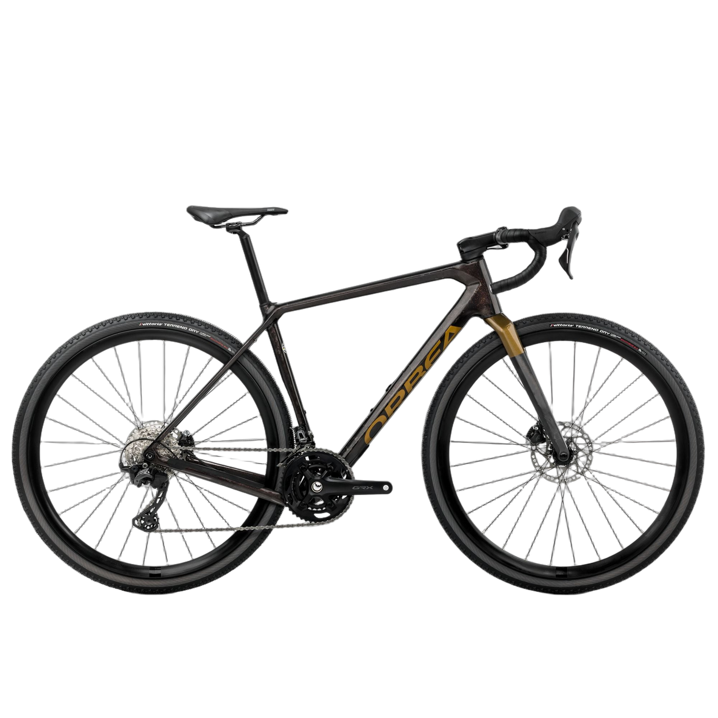 Orbea TERRA M30TEAM 1X Cosmic Carbon View - Metallic Olijfgroen (2025)
