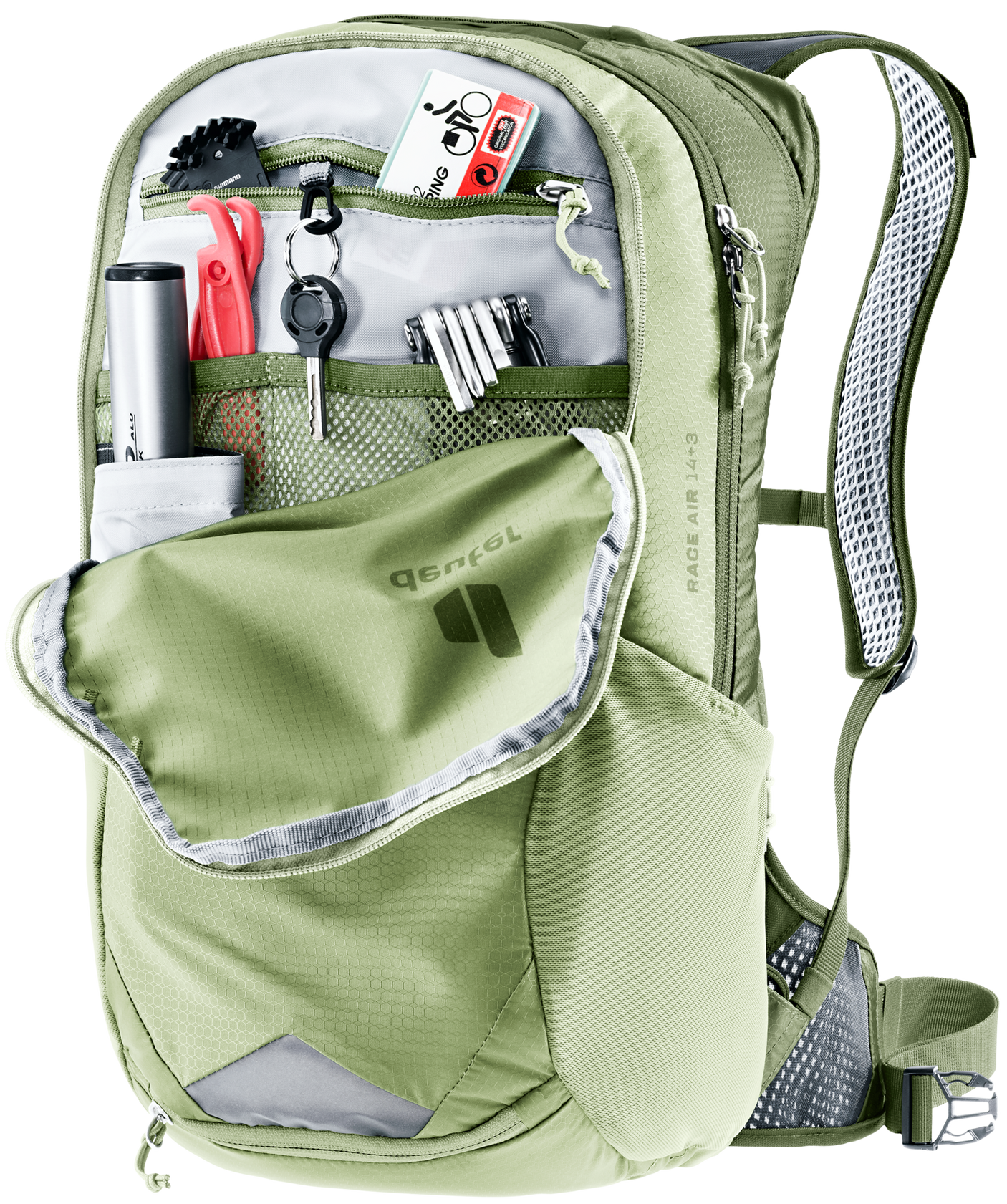 deuter Race Air 14+3 fietsrugzak mineral-grove