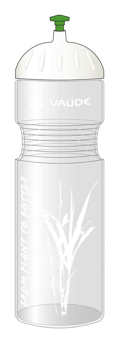 VAUDE Organic fietsdrinkfles 750ml transparant