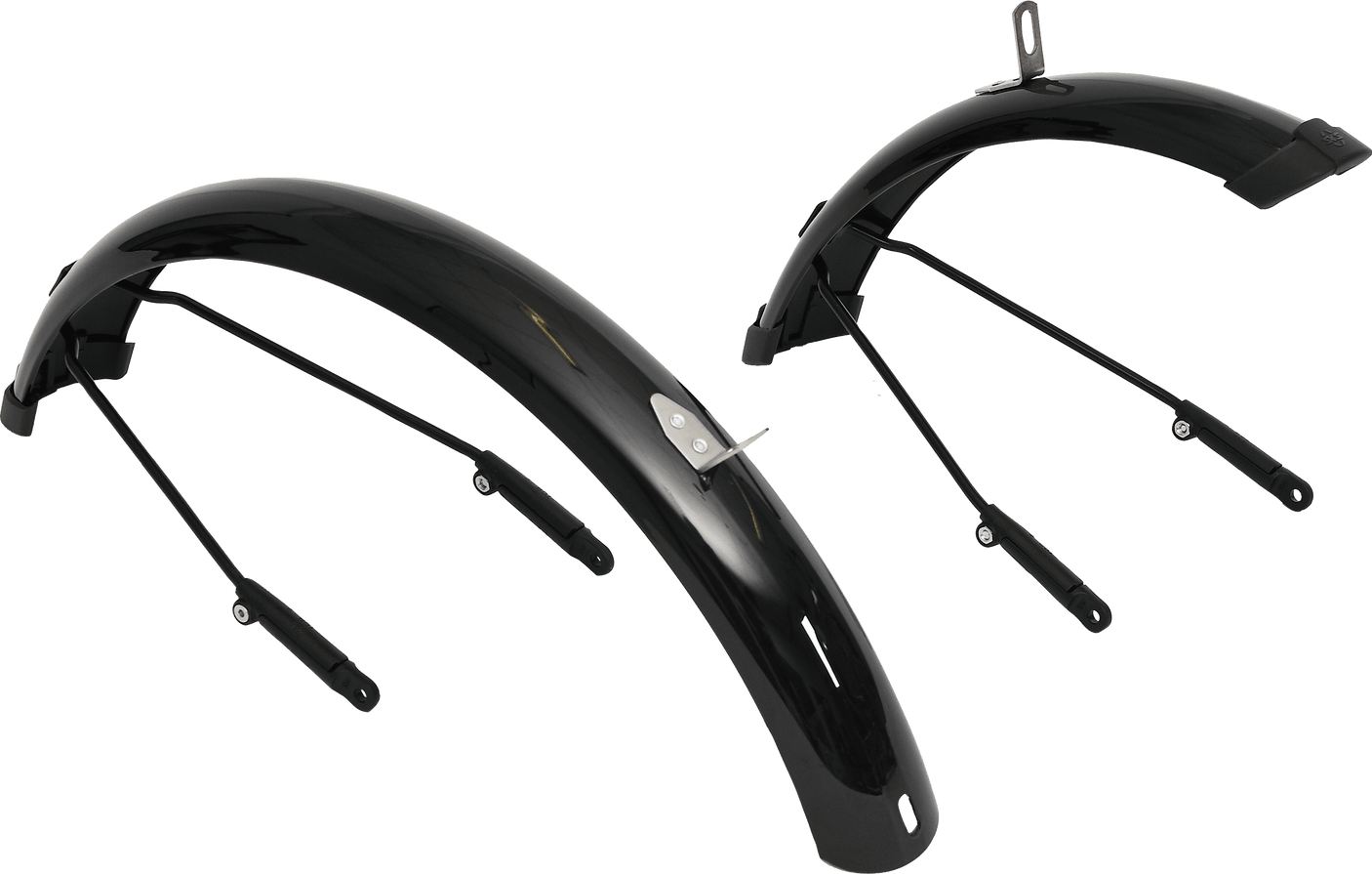 PUKY spatbordset 18" zwart