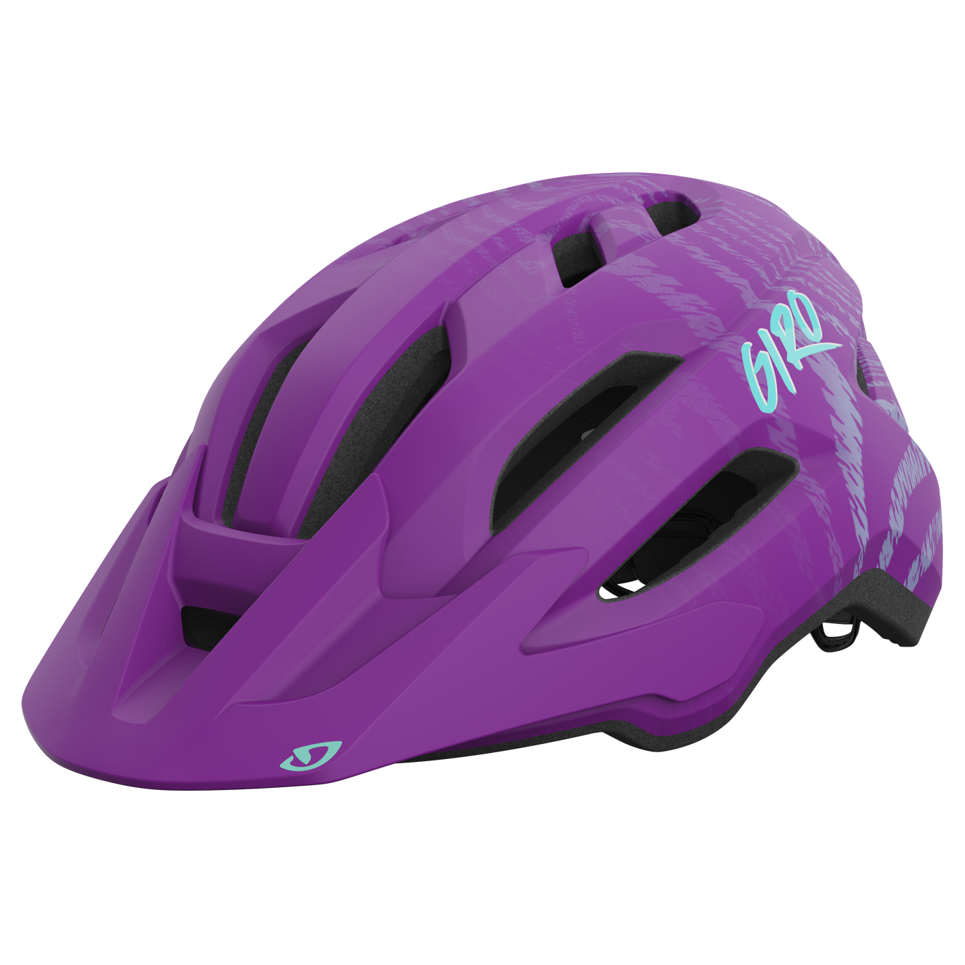 Giro Fixture II Y helm mat paars ripple