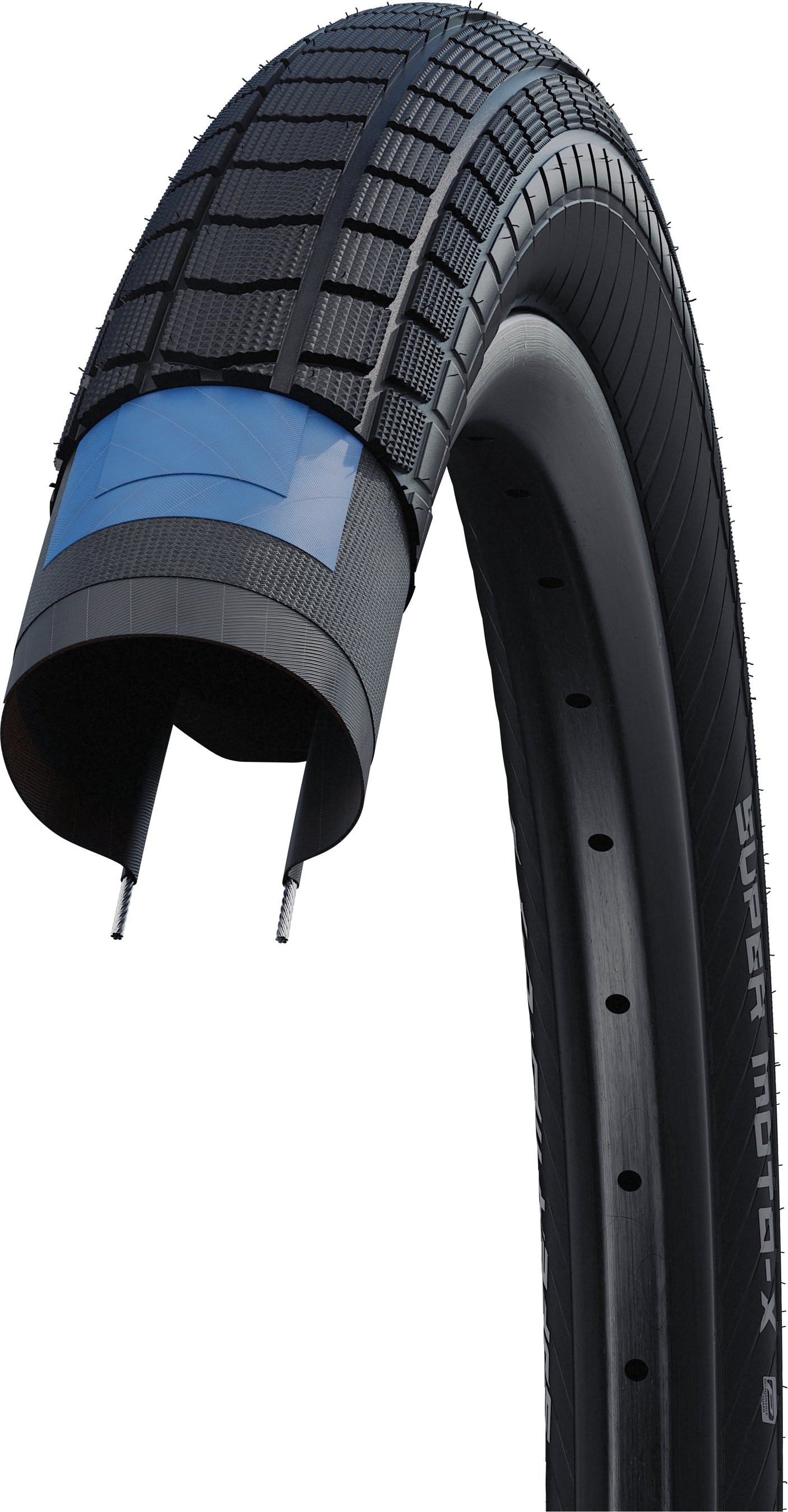 Schwalbe Super Moto-X Draadband 27.5x2.80" Performance RaceGuard SnakeSkin