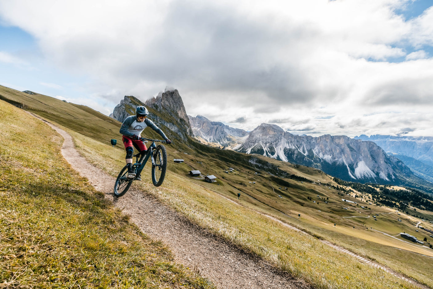 Zimtstern PureFlowz Shirt LS Heren Glacier Grey Melange/Gun Metal