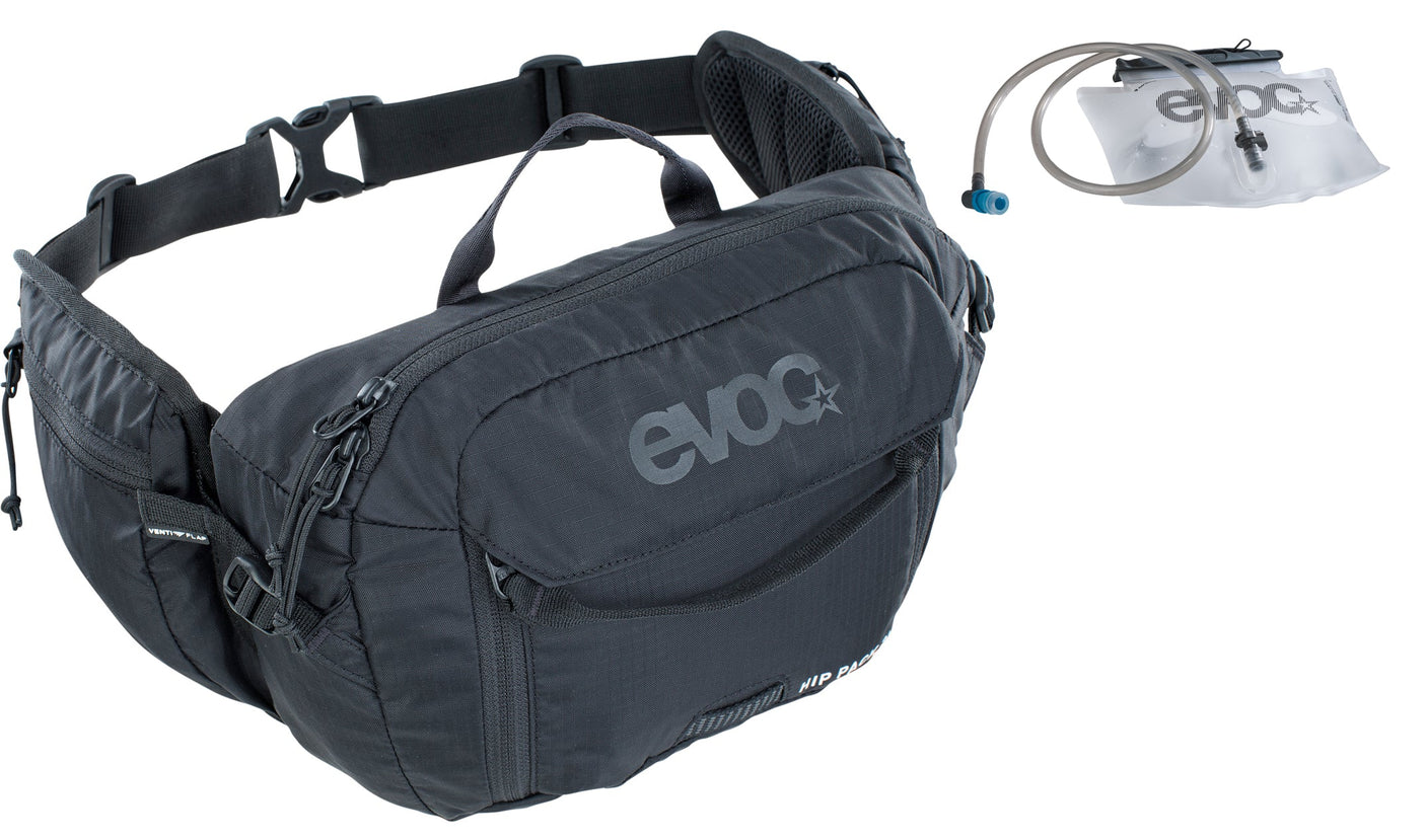 EVOC Hip Pack 3l + drinkzak 1,5l zwart