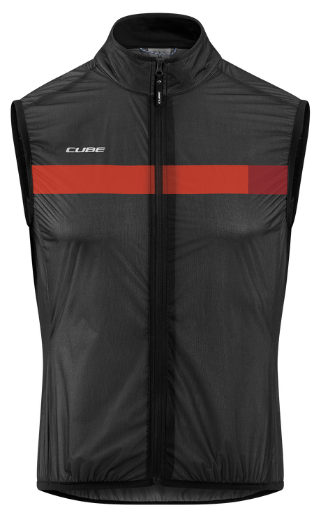 CUBE TEAMLINE windvest zwart