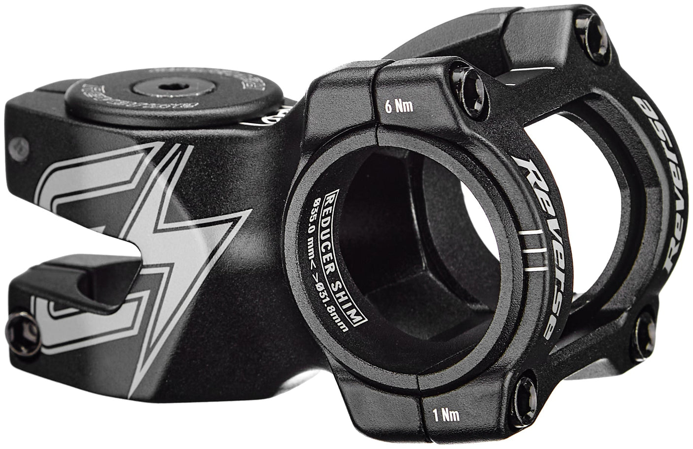 Reverse E-Black ONE D-2 Stuurpen Ø31,8/35mm zwart/grijs