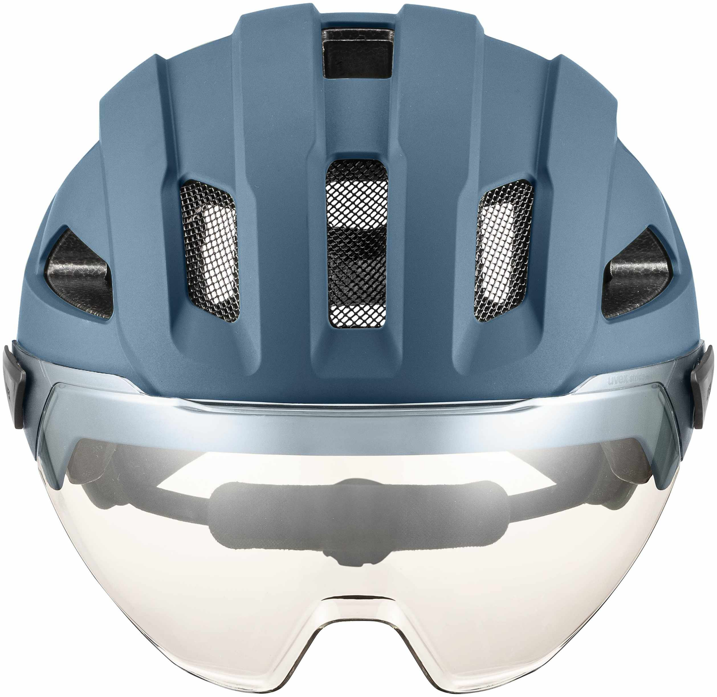 uvex Stride Vizier City-helm Steenblauw Mat