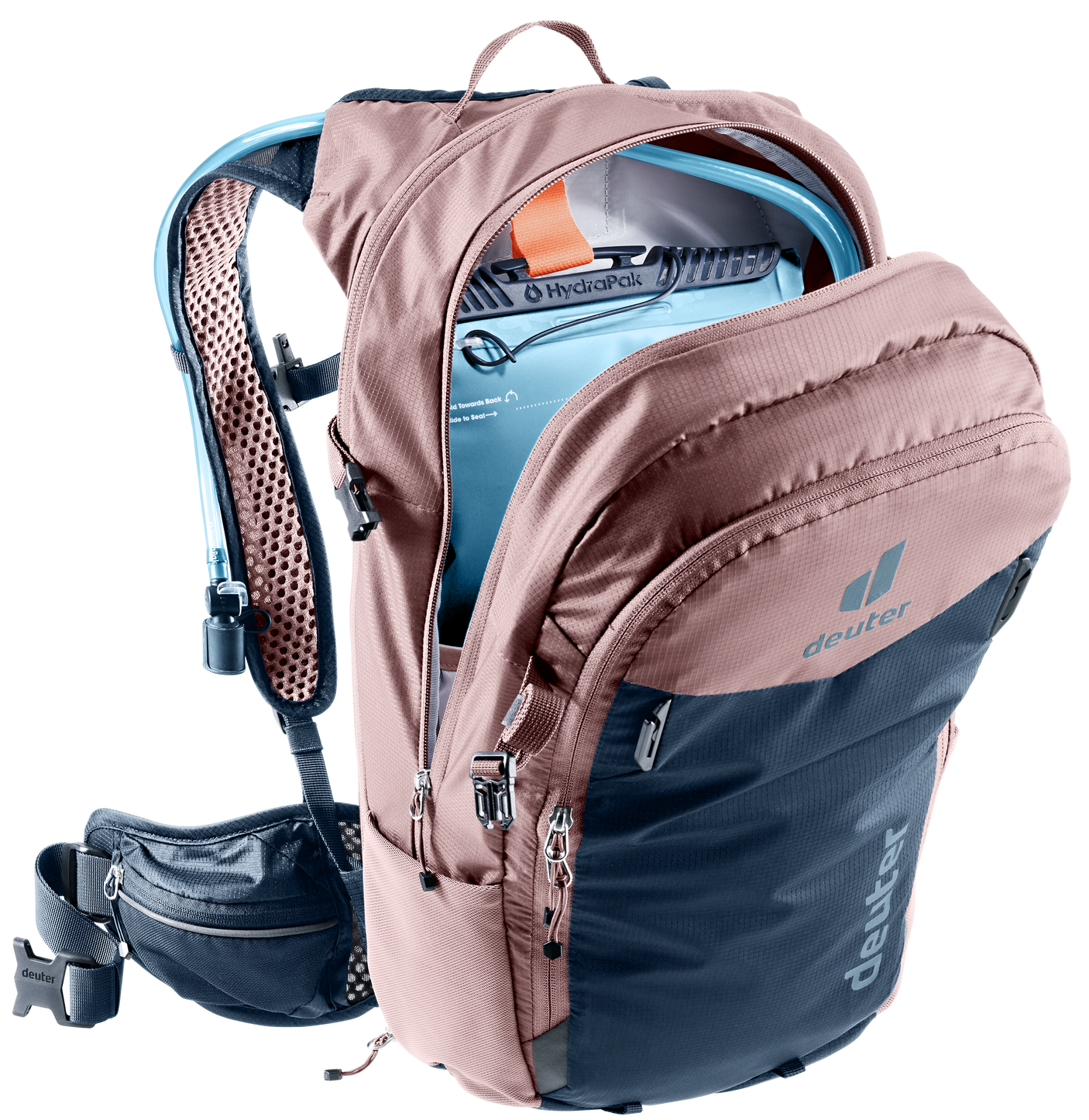 deuter Compact 14+3 fietsrugzak ink-ashrose