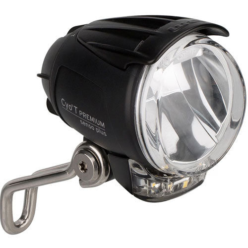 Busch + Müller IQ Cyo Premium T koplamp Sensor+stand+daglicht zwart