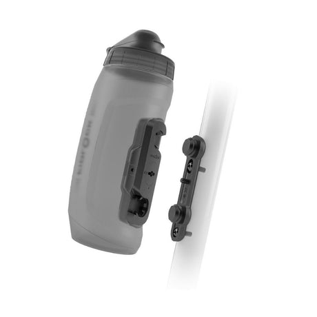 Fidlock Twist Bottle 590 incl. Base fietsbevestiging transparant/zwart