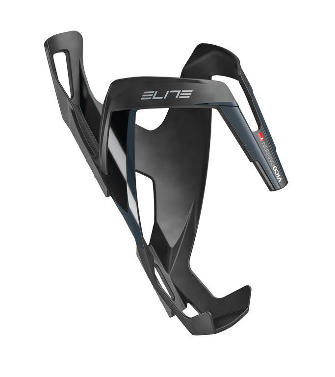 Elite Vico Bidonhouder Carbon mat zwart/zwart grafisch