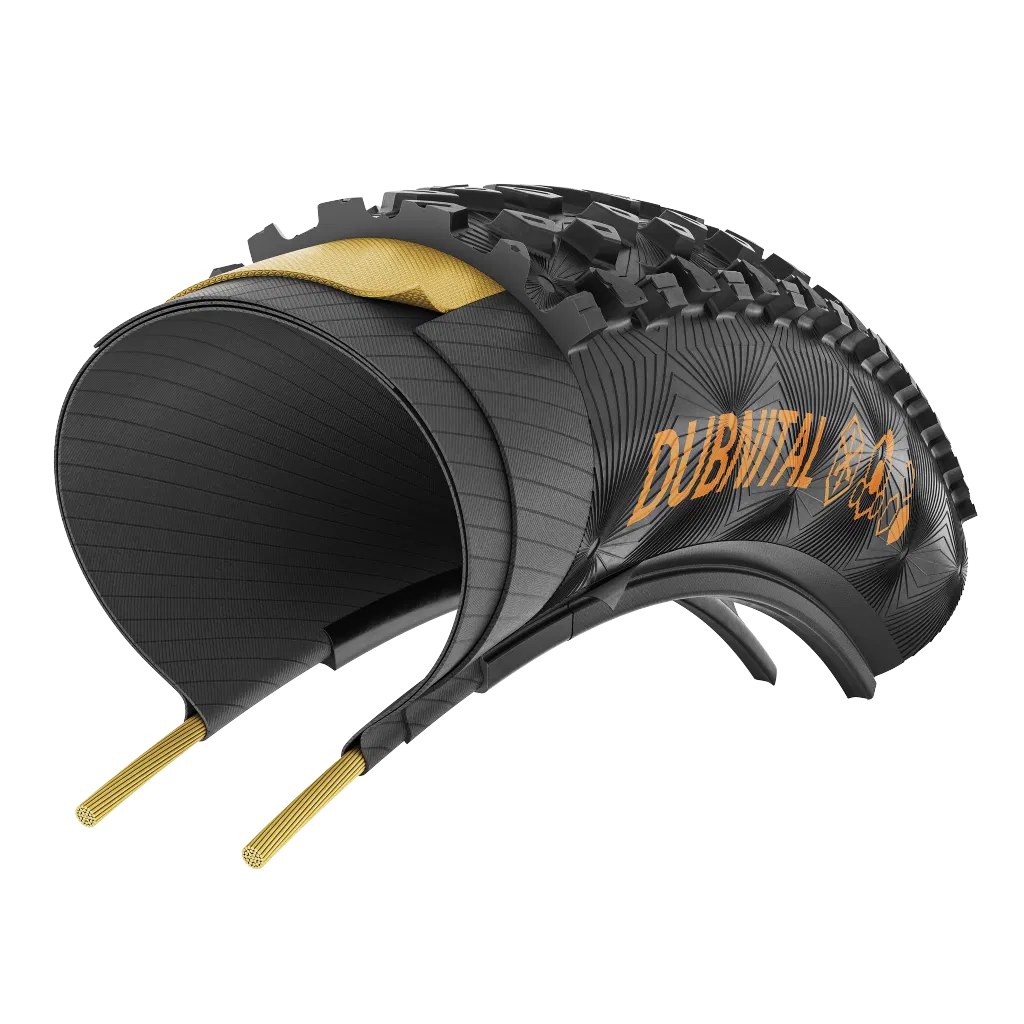Continental Dubnital Trail Grip vouw 28" vouwband zwart / zwart skin
