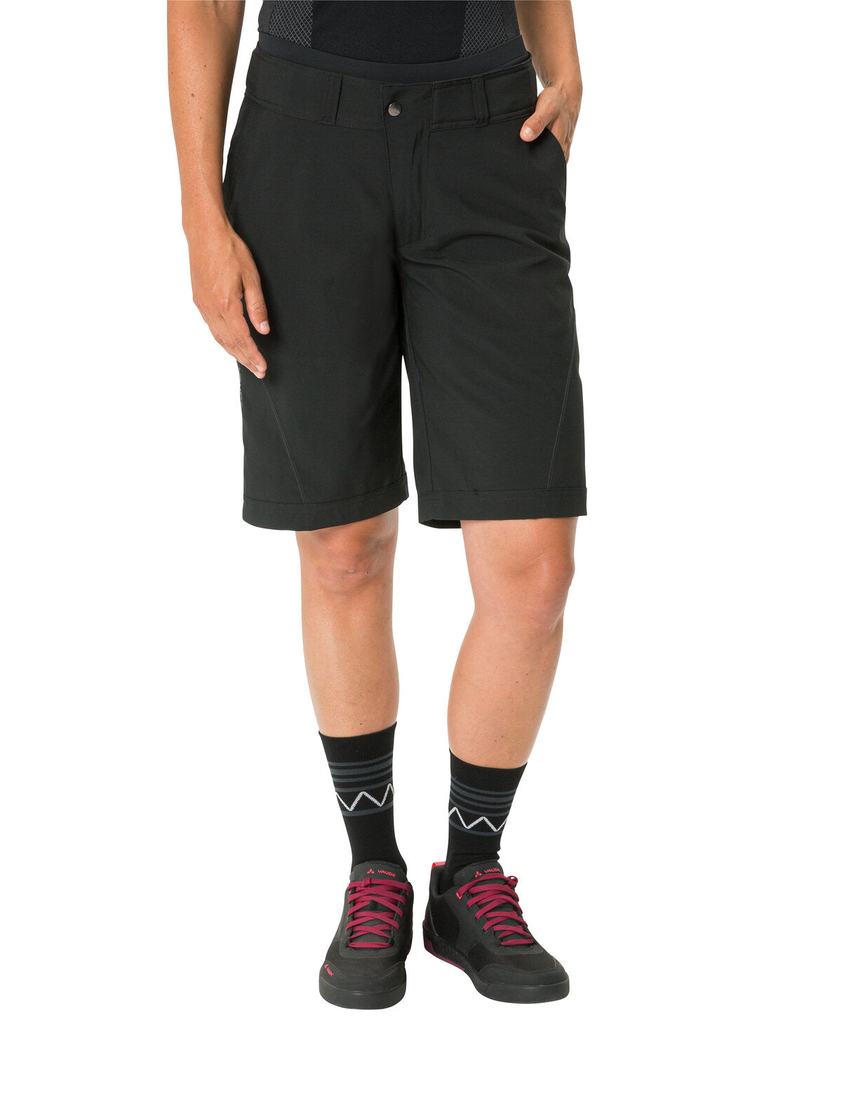VAUDE Ledro Shorts Dames zwart