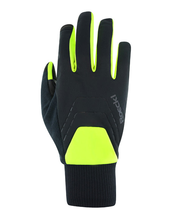 Roeckl Rofan 3 Handschoenen Unisex zwart/fluo geel