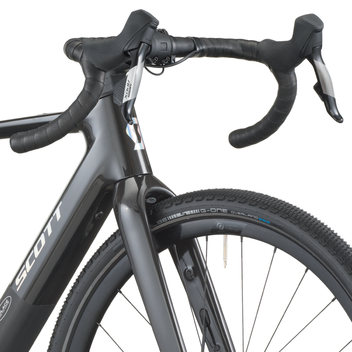 Scott Solace Gravel 30 carbon zwart
