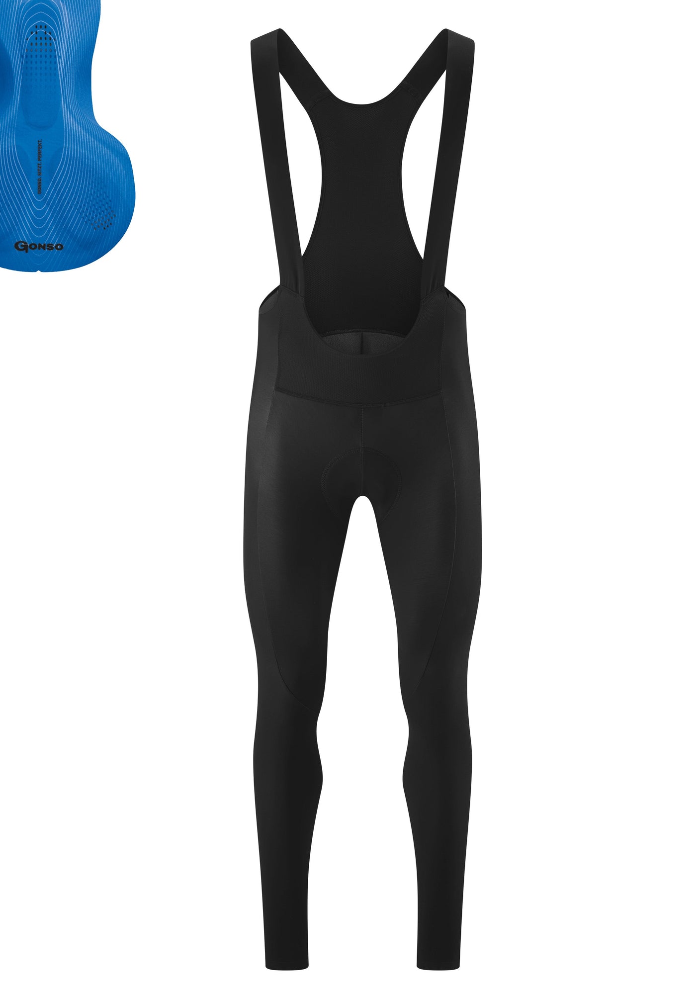 Gonso Sitivo Tight Bib Heren Zwart / Skydiver