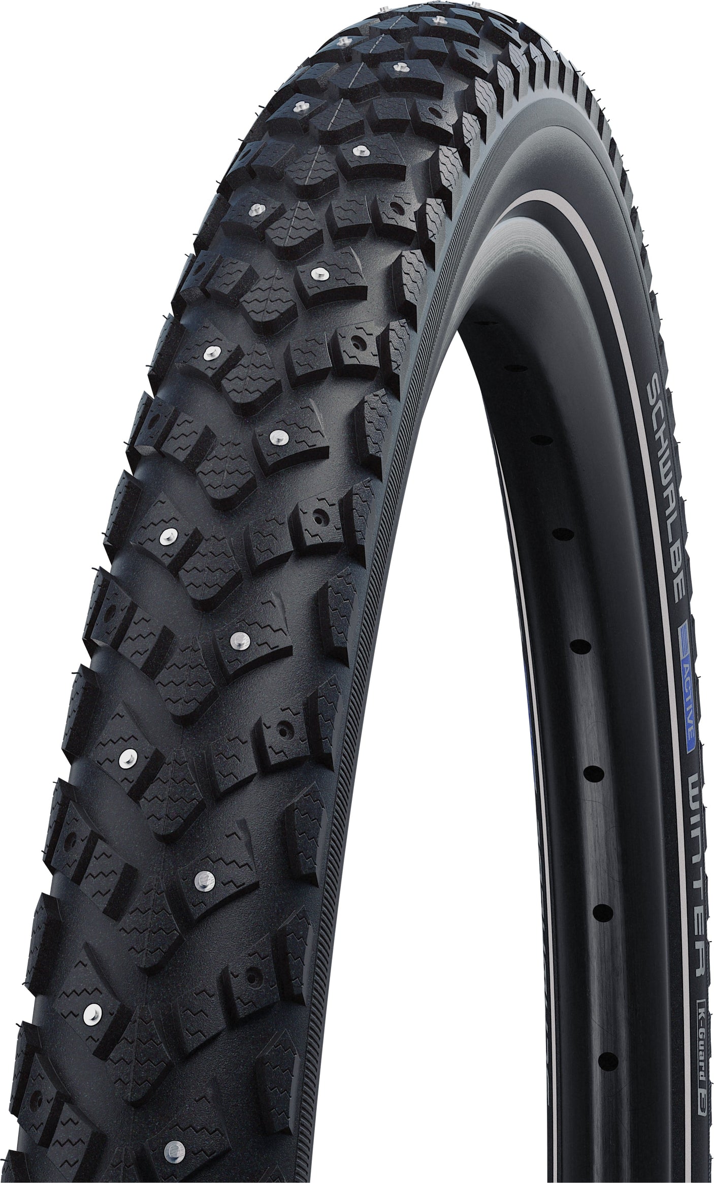 Schwalbe Winter Draadband 28" Active Line KevlerGuard zwart