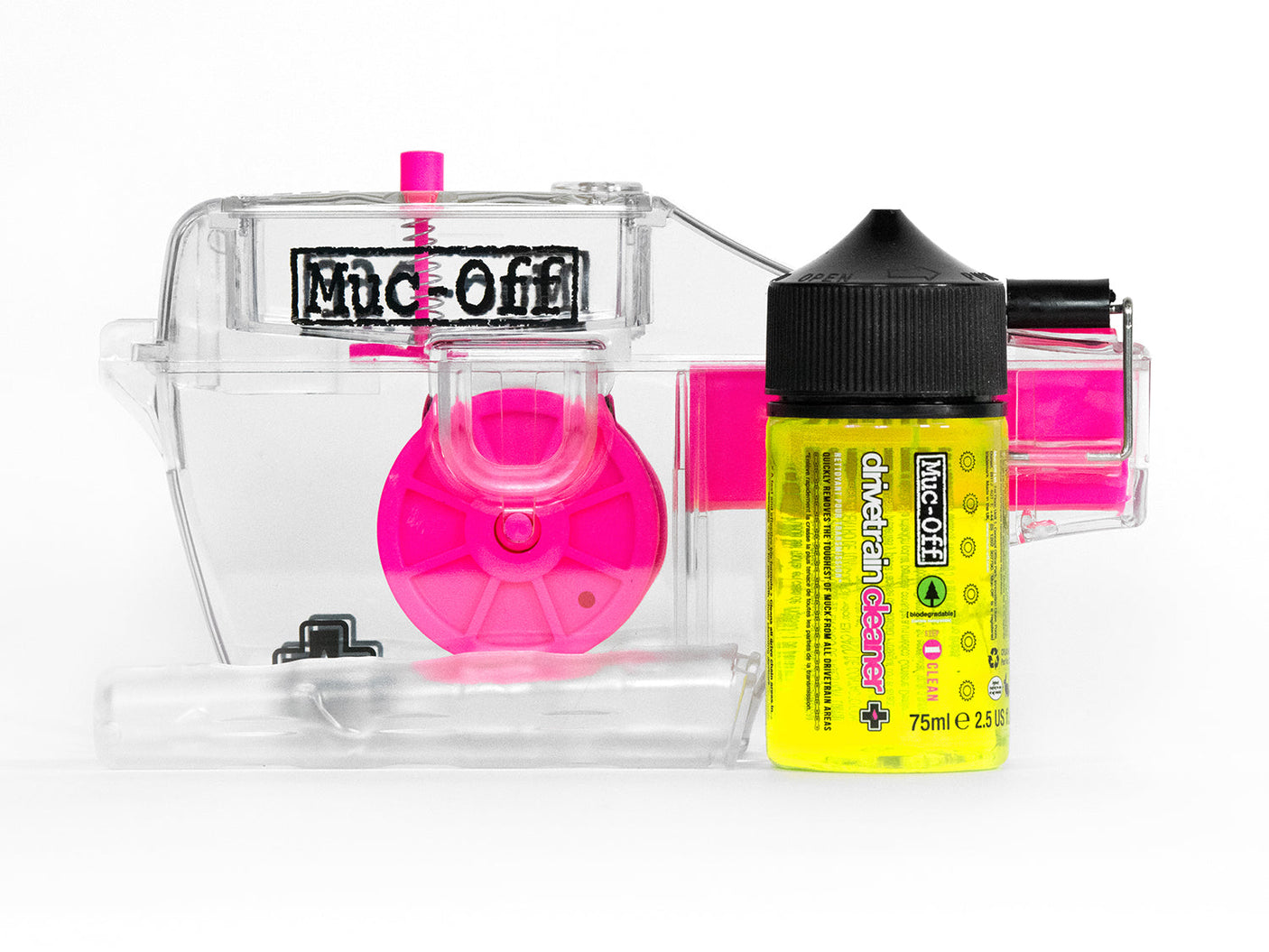 Muc-Off X-3 kettingreinigingsapparaat inclusief Drivetrain Cleaner
