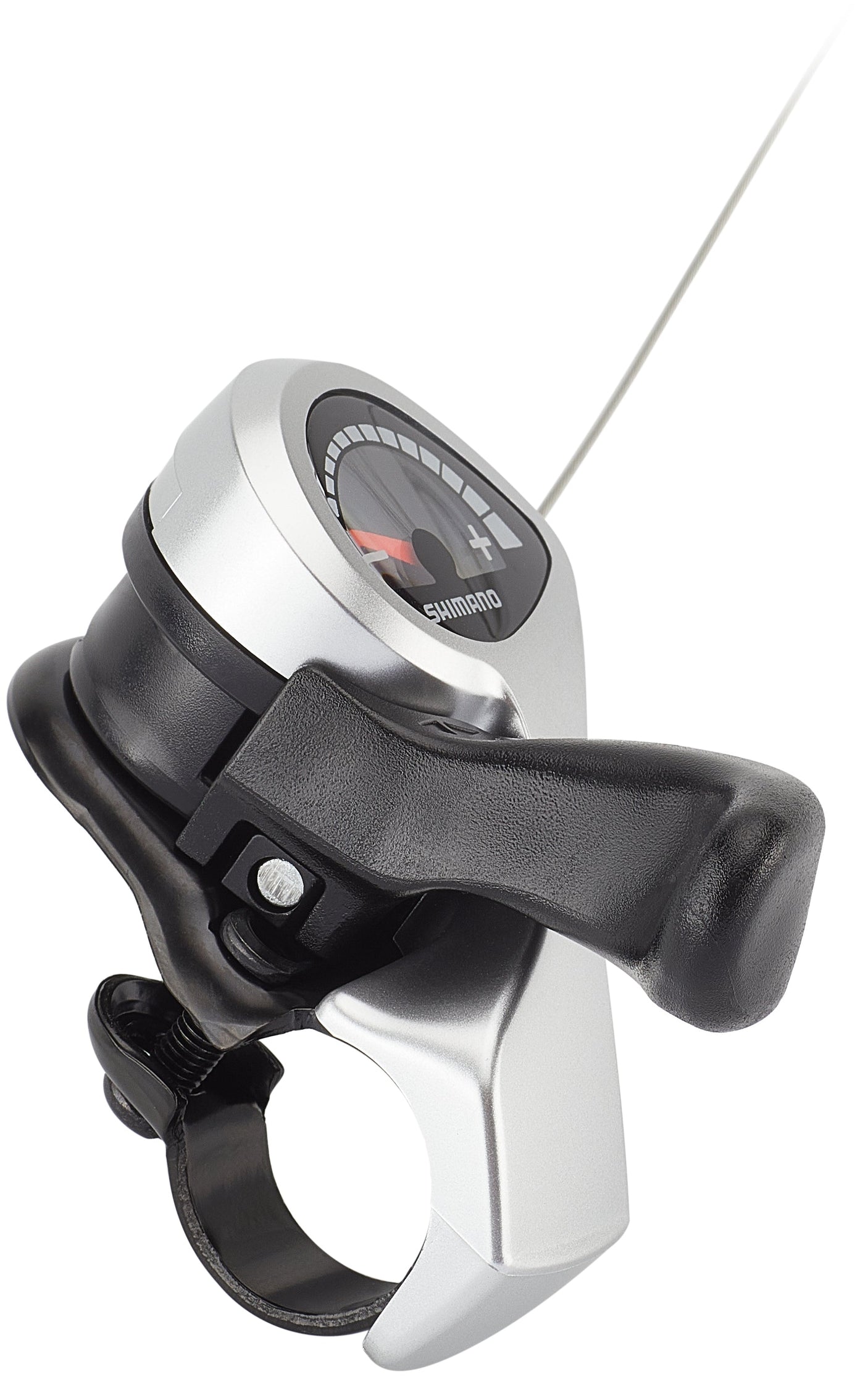 Shimano Tourney SL-TX50 duimschakelaar 3-voudig links Frictie zilver/zwart