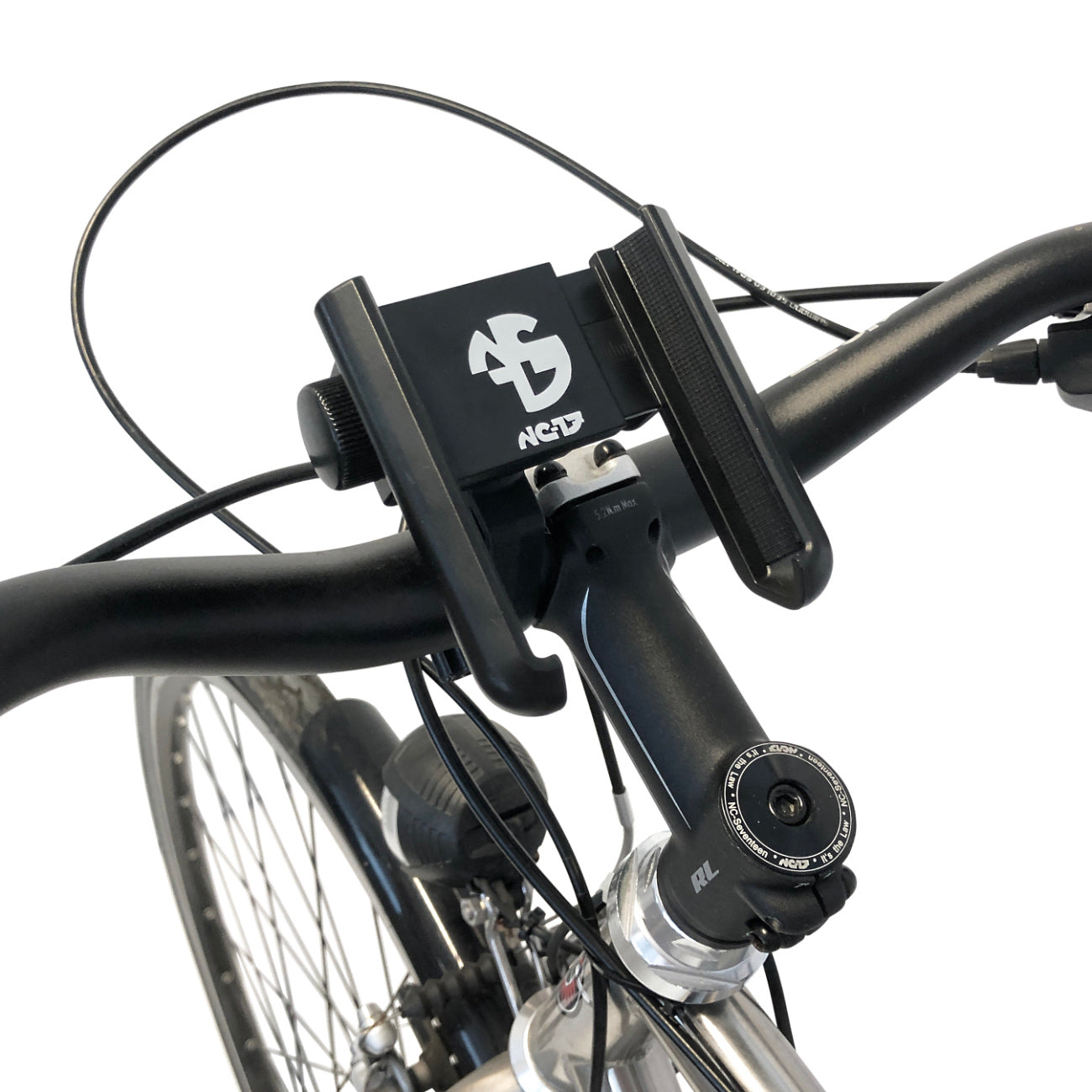 NC-17 Connect 3D One-Click Mount smartphonehouder, stuurmontage zwart
