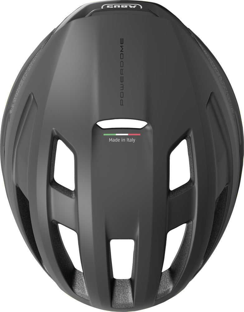 ABUS Powerdome Helm Road velvet zwart